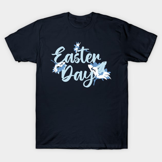Happy Easter Day Design T-Shirt by FlinArt
